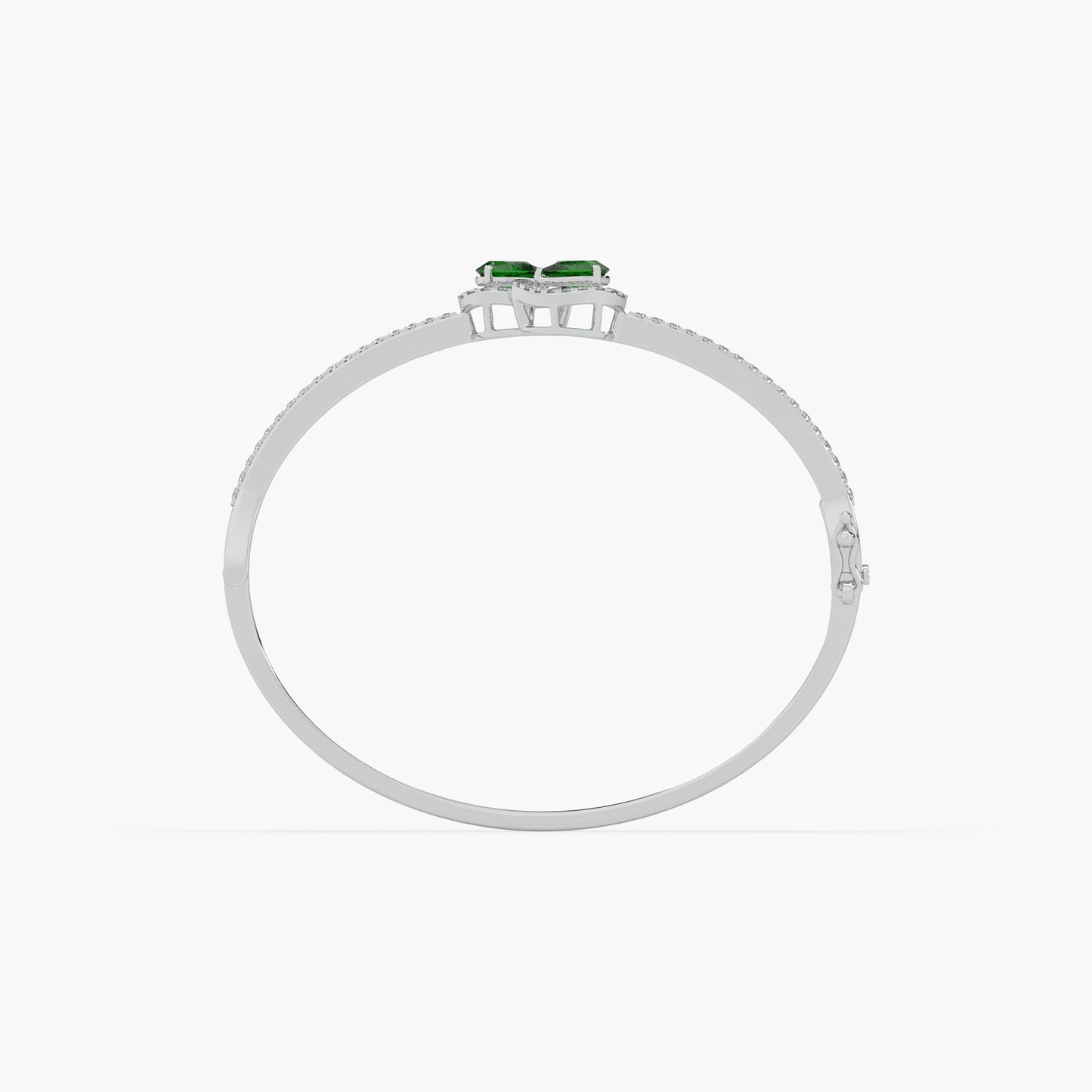 Guru Jewel's Round And Pear Fancy Diamond Studded Bracelet For Her