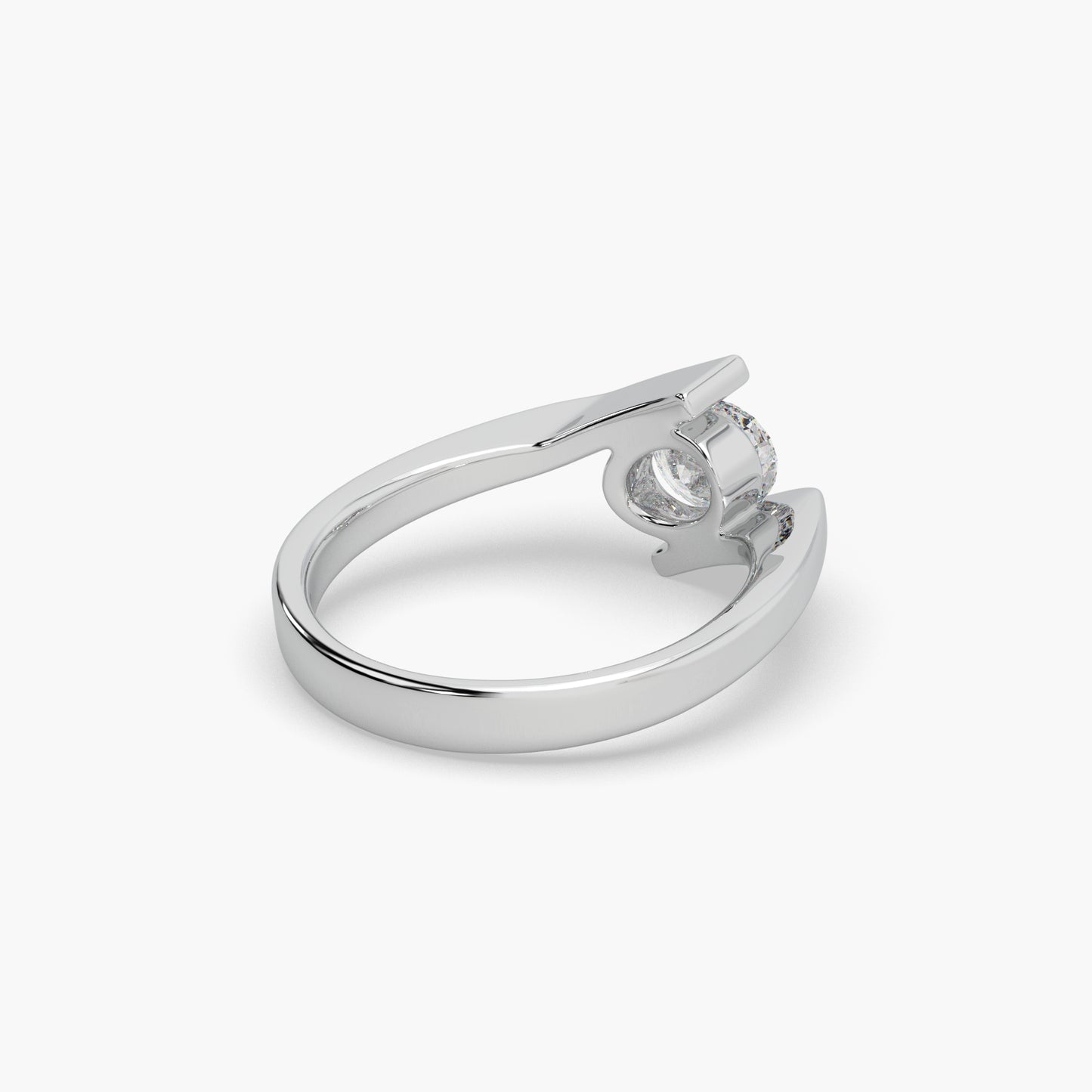 Classic Oval 0.83 CT Solitaire 925 Silver Ladies Ring For Her
