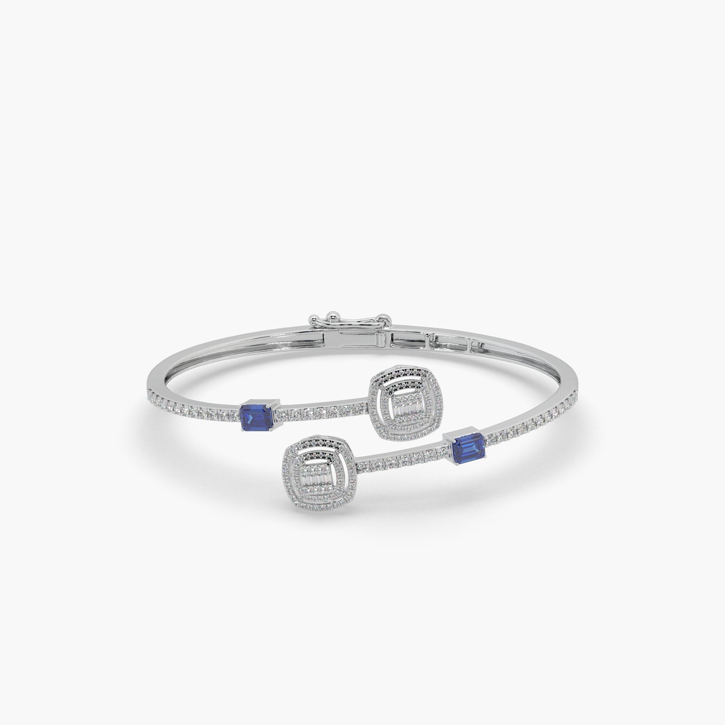 Guru Jewel's Round And Bugget Diamond And Stone Studded Attractive Bracelet For Her