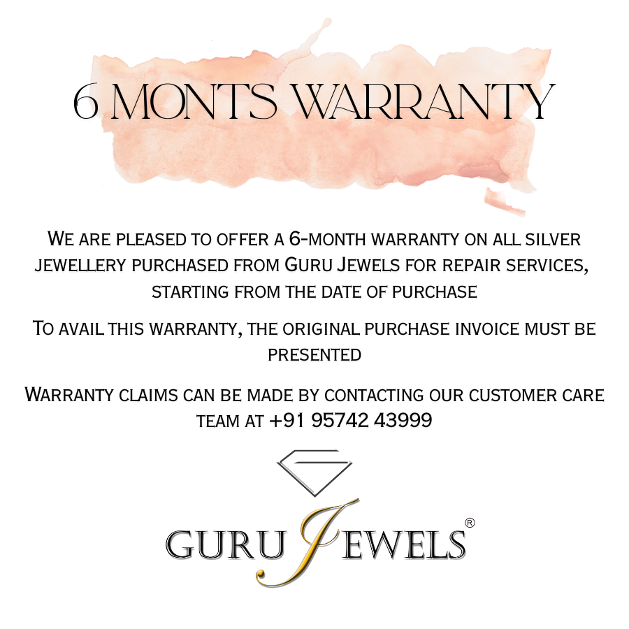 Guru Jewel's Round Diamond Studded Fascinating Silver Ring For Her