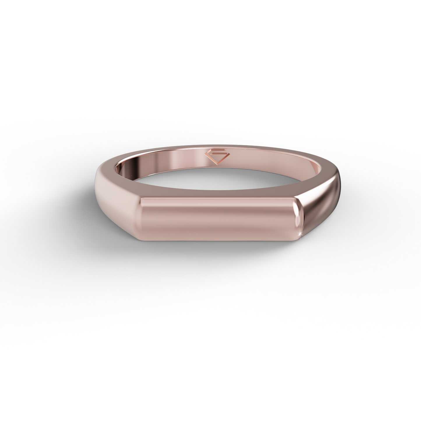 Guru Jewel's Silver Minimalist Signet Ring