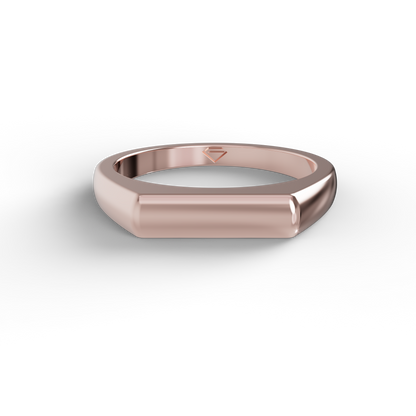 Guru Jewel's Silver Minimalist Signet Ring