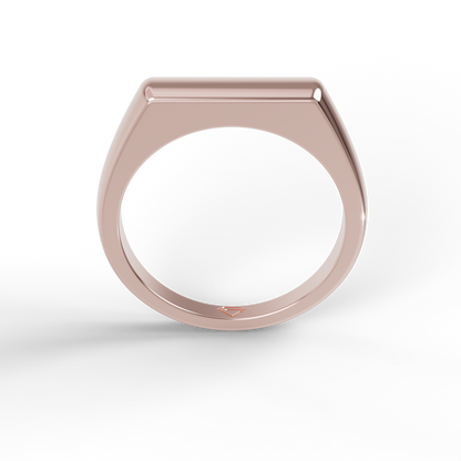Guru Jewel's Silver Minimalist Signet Ring