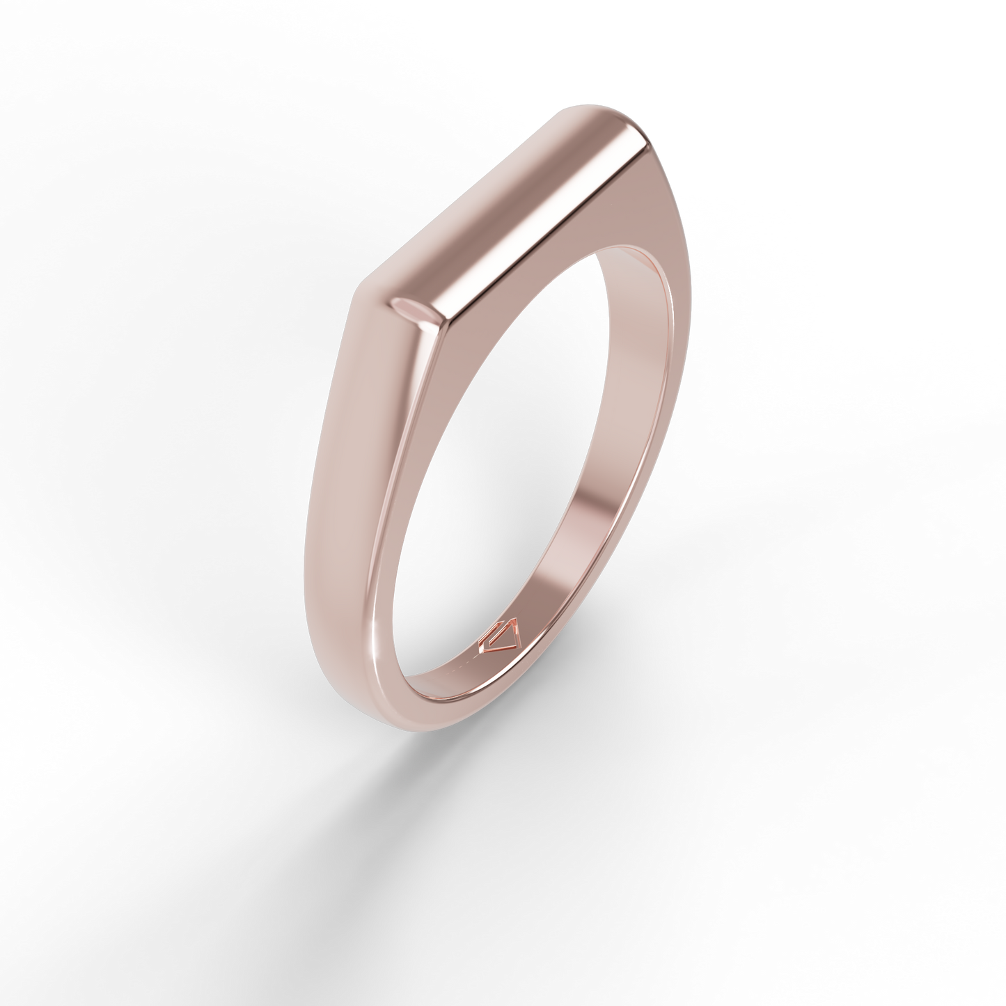 Guru Jewel's Silver Minimalist Signet Ring