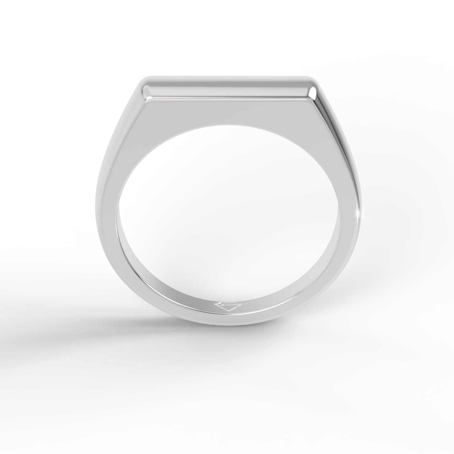 Guru Jewel's Silver Minimalist Signet Ring