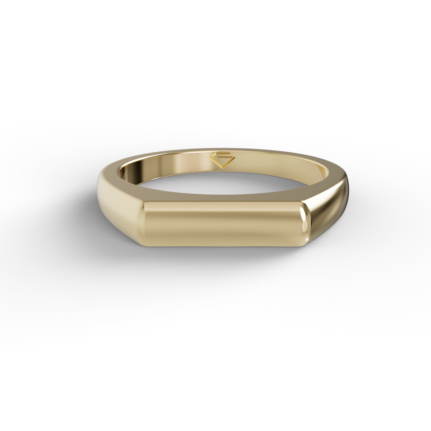 Guru Jewel's Silver Minimalist Signet Ring