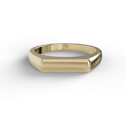 Guru Jewel's Silver Minimalist Signet Ring