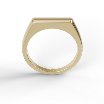 Guru Jewel's Silver Minimalist Signet Ring
