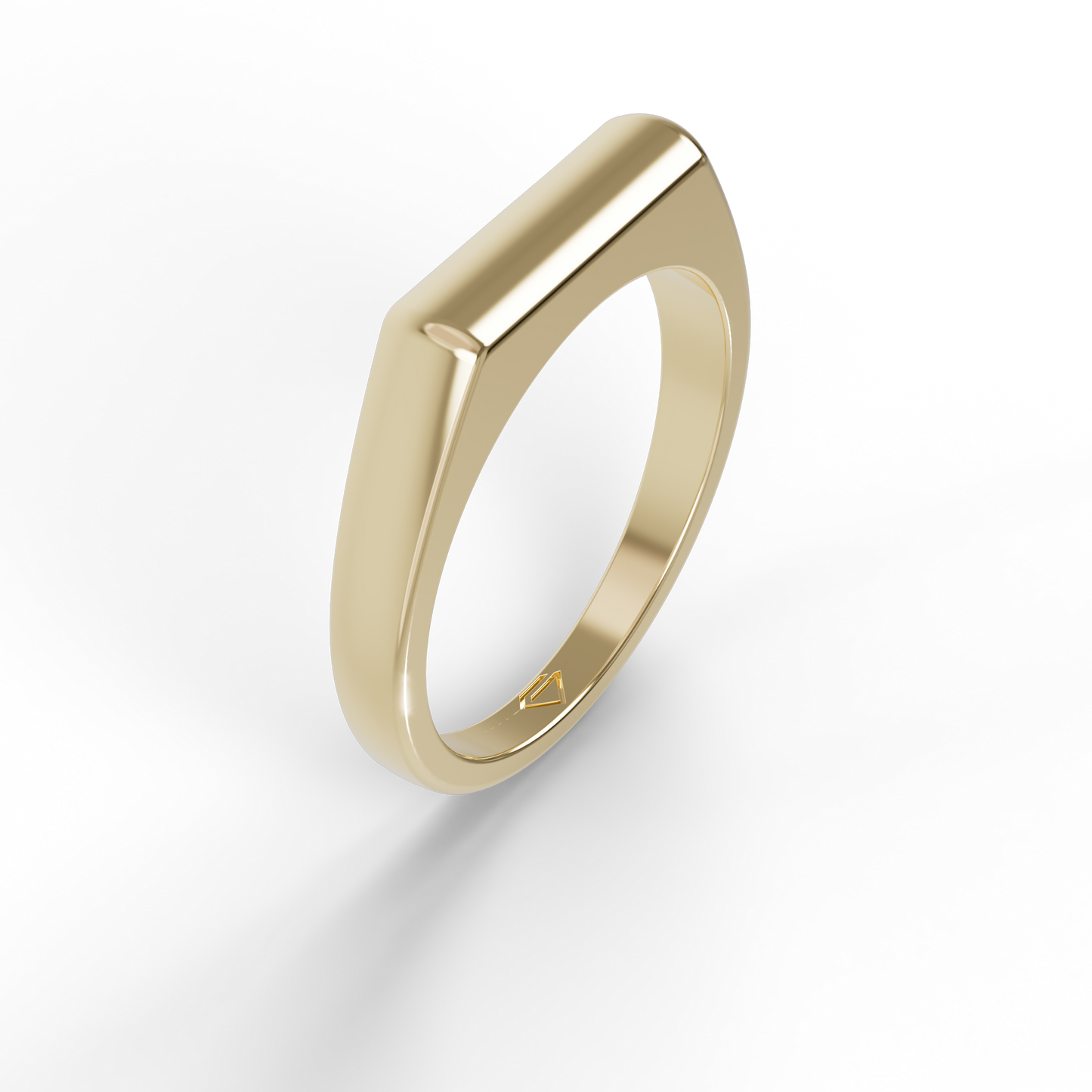 Guru Jewel's Silver Minimalist Signet Ring