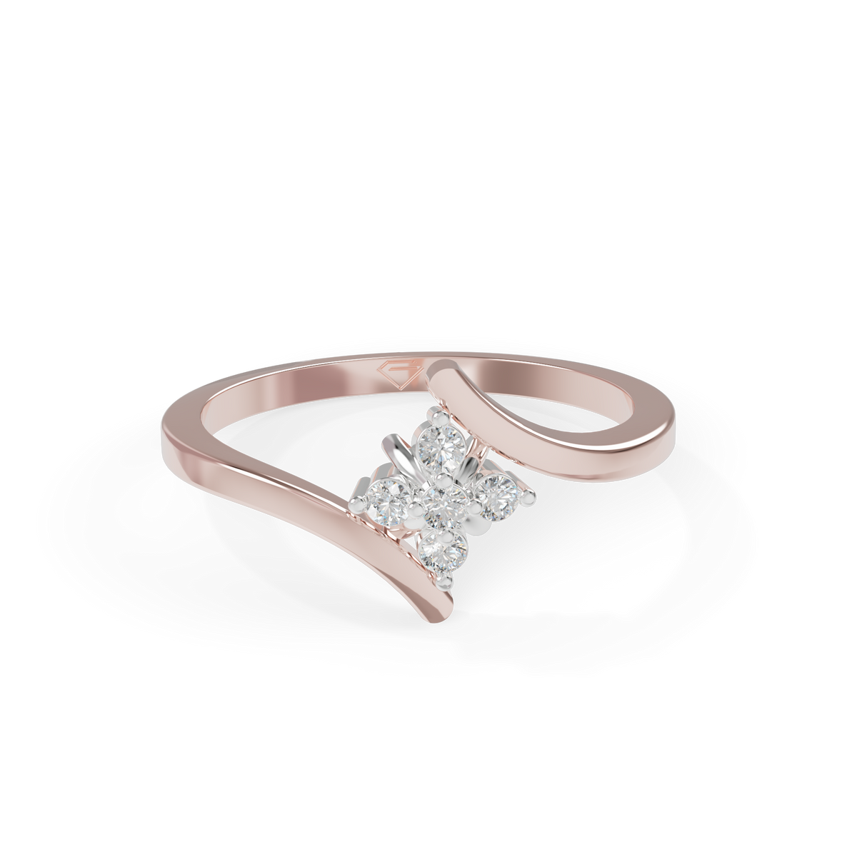 Guru Jewel's Devastating C.Z Diamond Studded Ring For Her