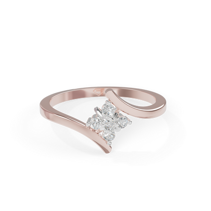Guru Jewel's Devastating C.Z Diamond Studded Ring For Her