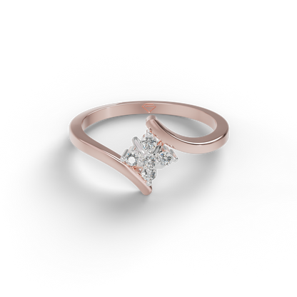 Guru Jewel's Devastating C.Z Diamond Studded Ring For Her