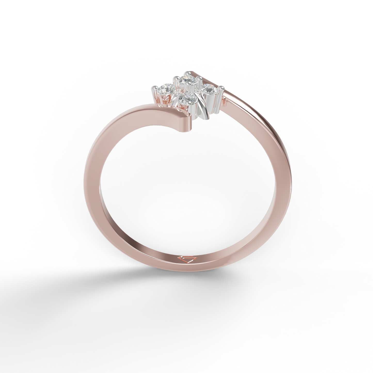 Guru Jewel's Devastating C.Z Diamond Studded Ring For Her