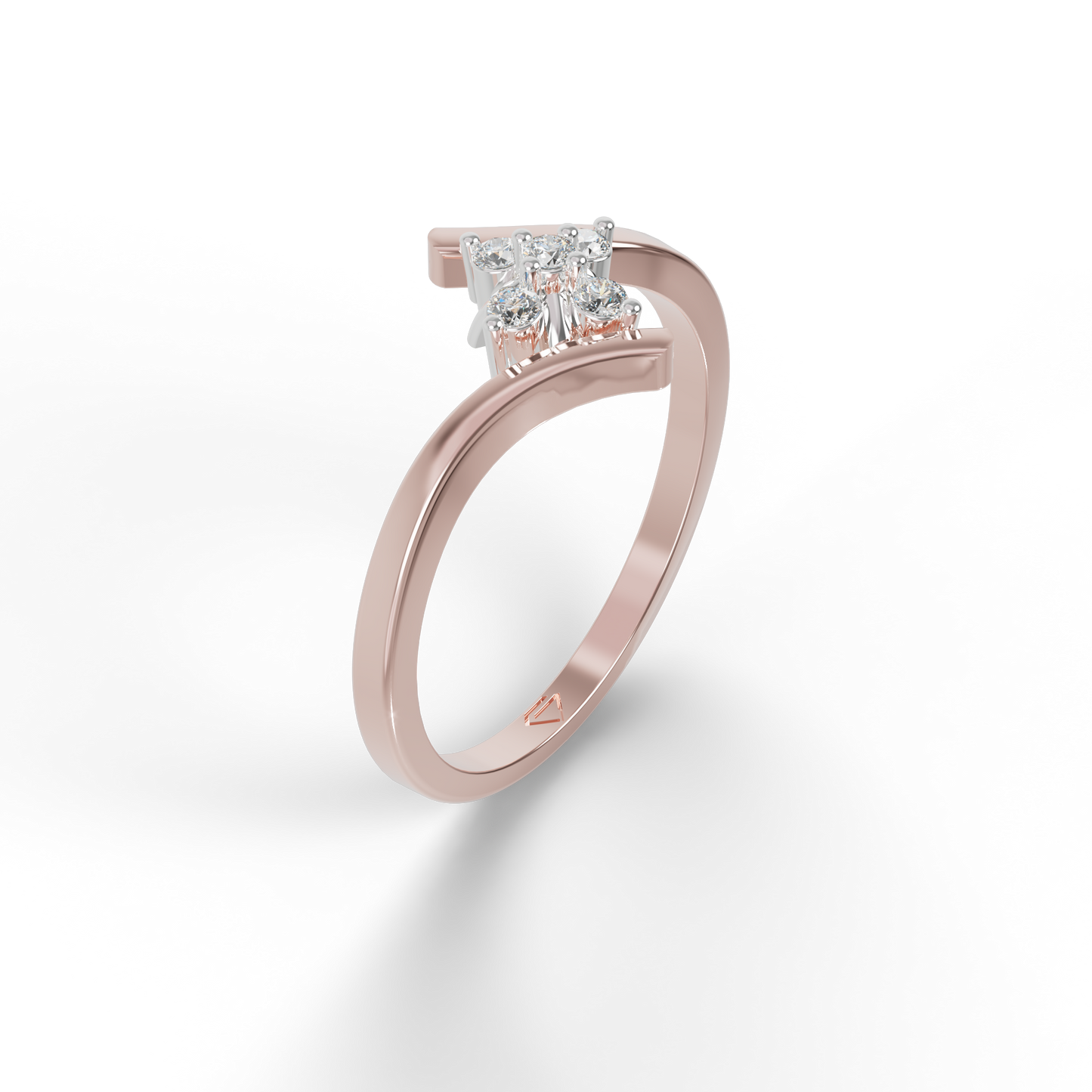 Guru Jewel's Devastating C.Z Diamond Studded Ring For Her