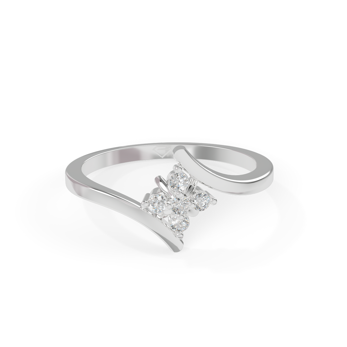 Guru Jewel's Devastating C.Z Diamond Studded Ring For Her