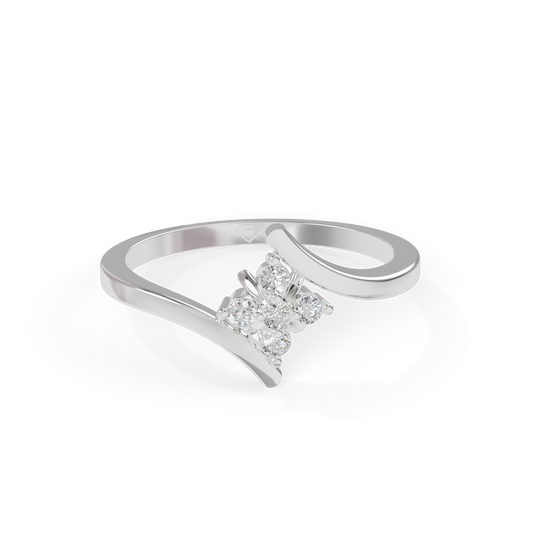 Guru Jewel's Devastating C.Z Diamond Studded Ring For Her