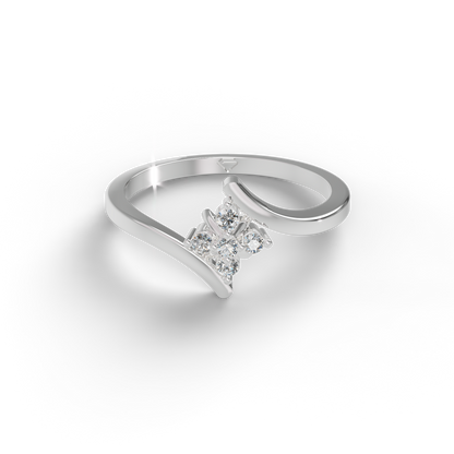 Guru Jewel's Devastating C.Z Diamond Studded Ring For Her