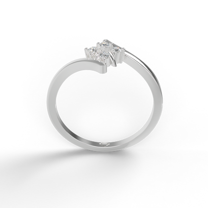 Guru Jewel's Devastating C.Z Diamond Studded Ring For Her