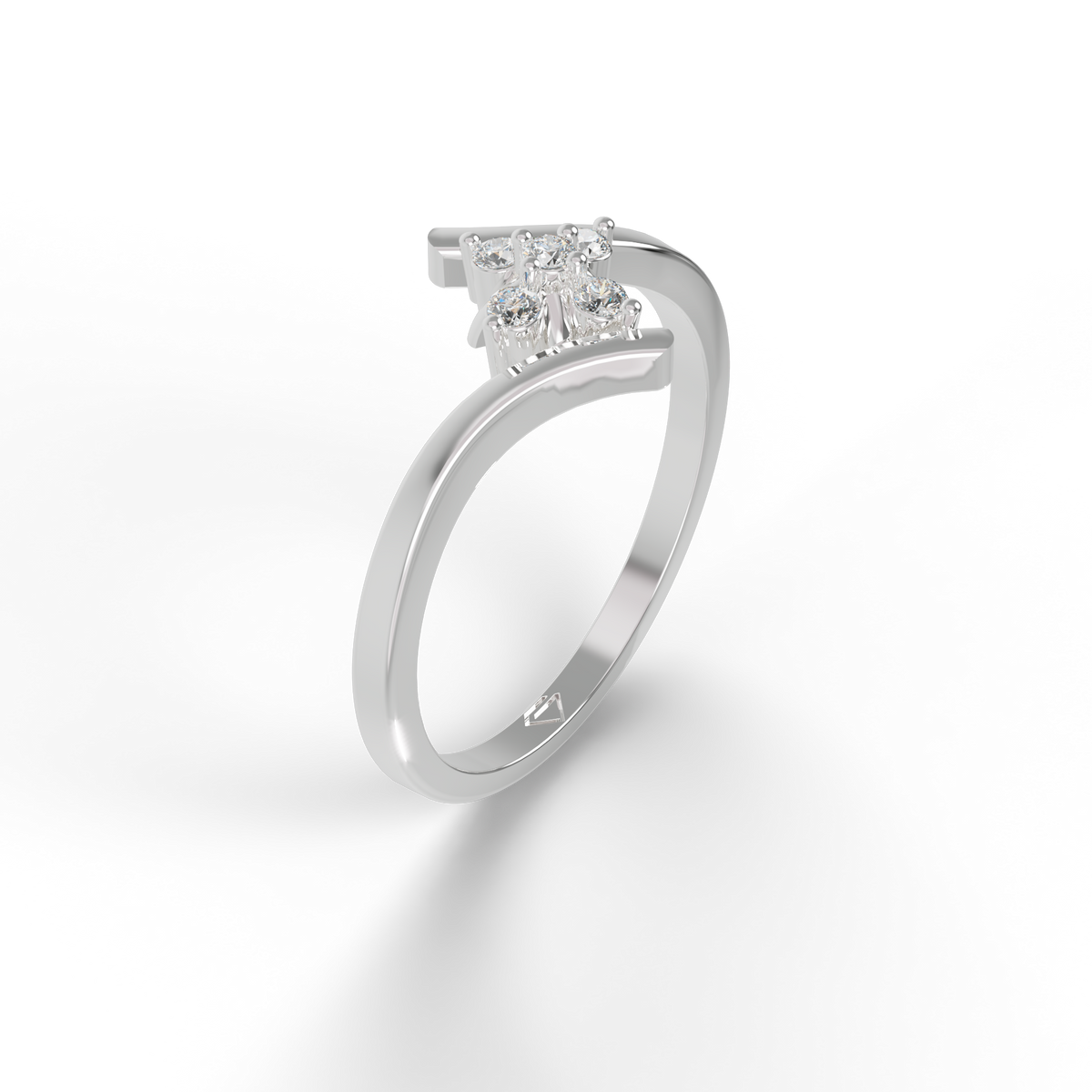 Guru Jewel's Devastating C.Z Diamond Studded Ring For Her