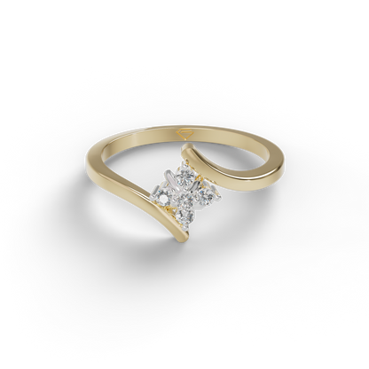 Guru Jewel's Devastating C.Z Diamond Studded Ring For Her