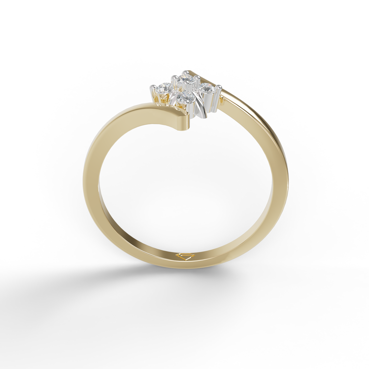 Guru Jewel's Devastating C.Z Diamond Studded Ring For Her