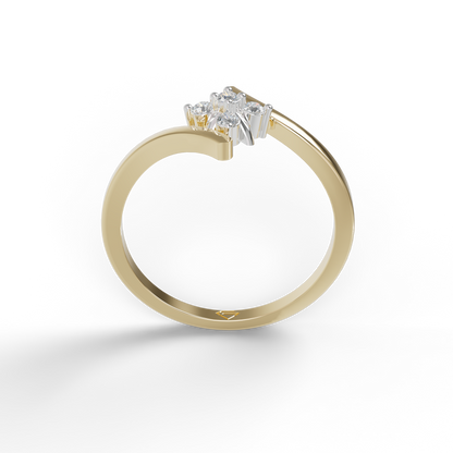 Guru Jewel's Devastating C.Z Diamond Studded Ring For Her