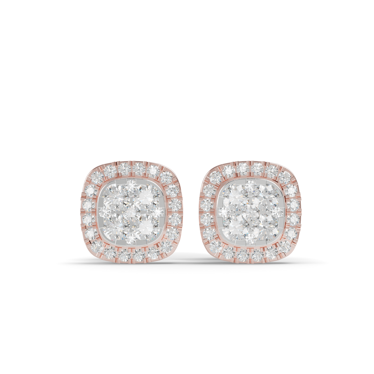 Guru Jewel's Fabulous Diamond Studded Silver Earrings For Her