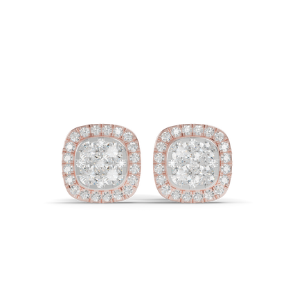 Guru Jewel's Fabulous Diamond Studded Silver Earrings For Her