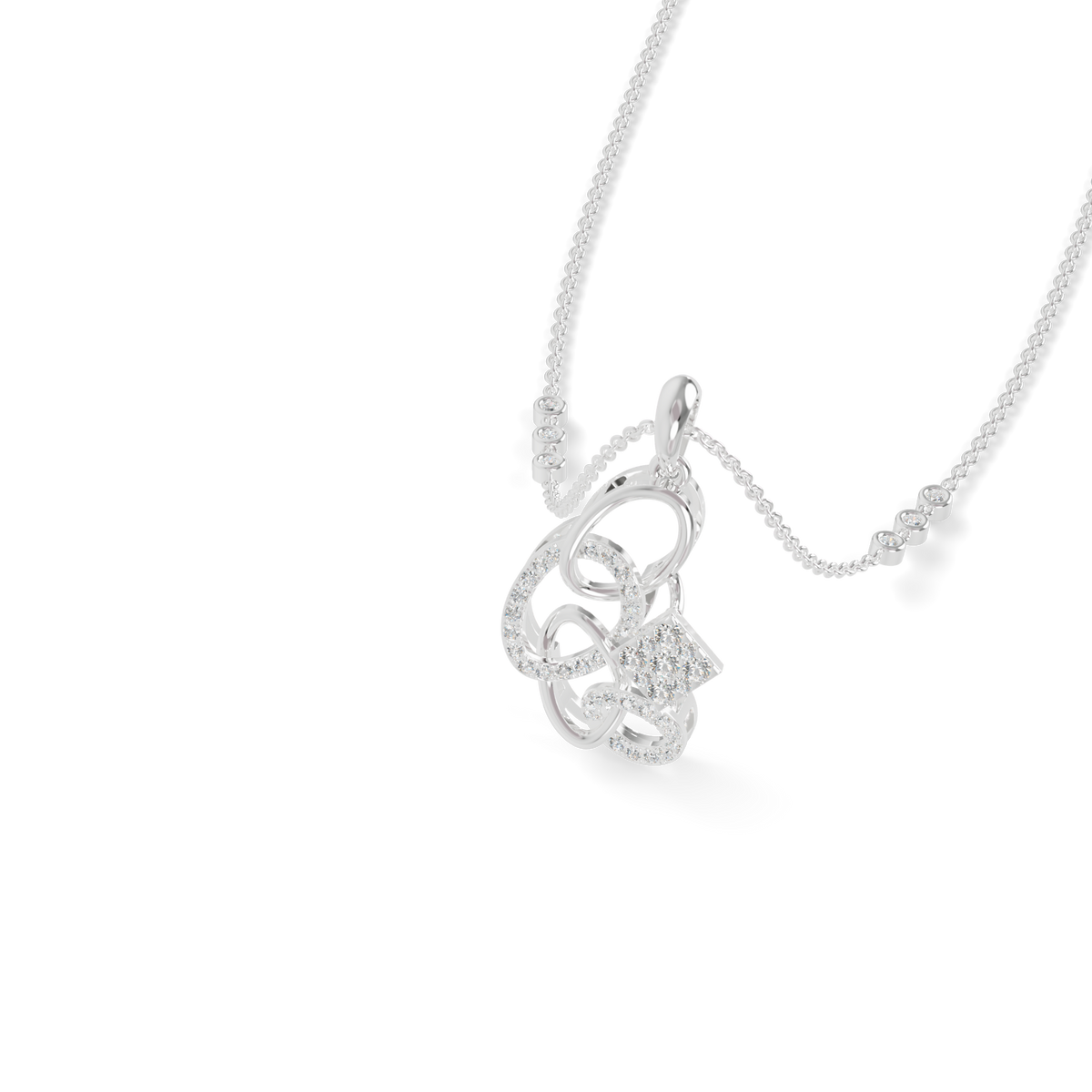 Guru Jewel's Luminous Multi-Circle Linked Statement Pendant for Her