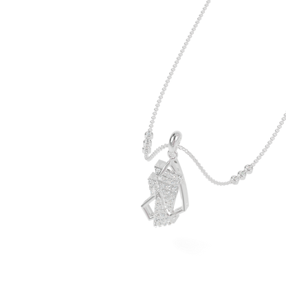 Guru Jewel's Modern Angular Pave-Accented Pendant for Her