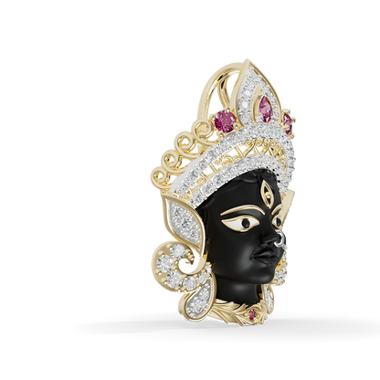 Guru Jewel's Divine Goddess Kali Convertible Pendant and Broach for Her