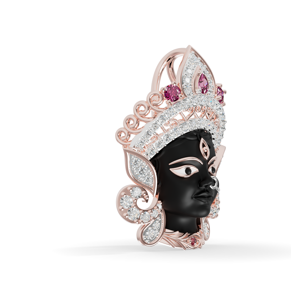 Guru Jewel's Divine Goddess Kali Convertible Pendant and Broach for Her