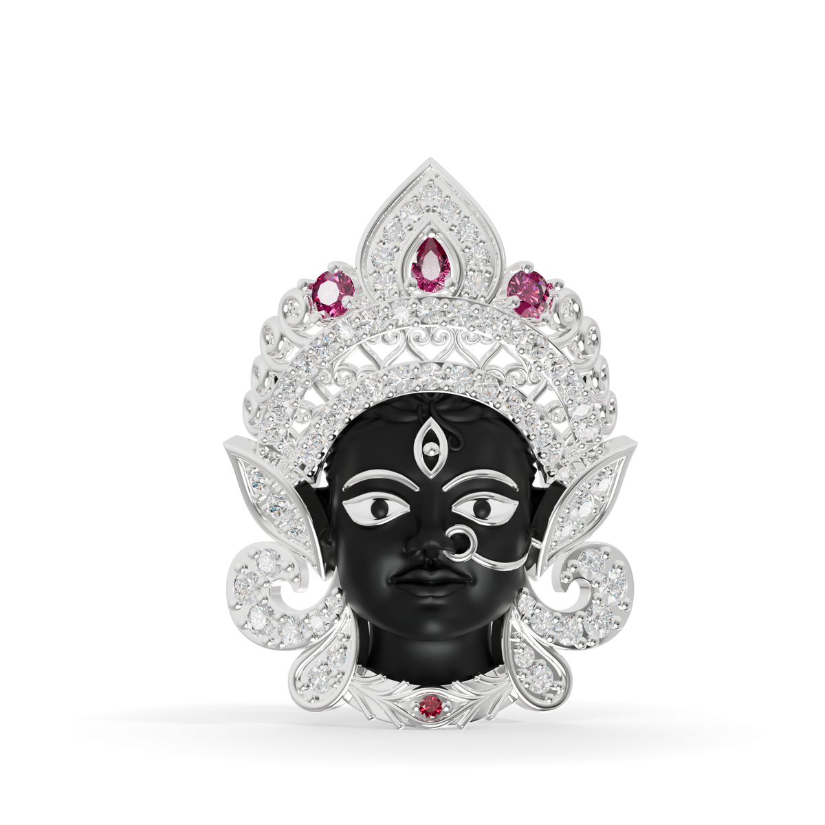 Guru Jewel's Divine Goddess Kali Convertible Pendant and Broach for Her