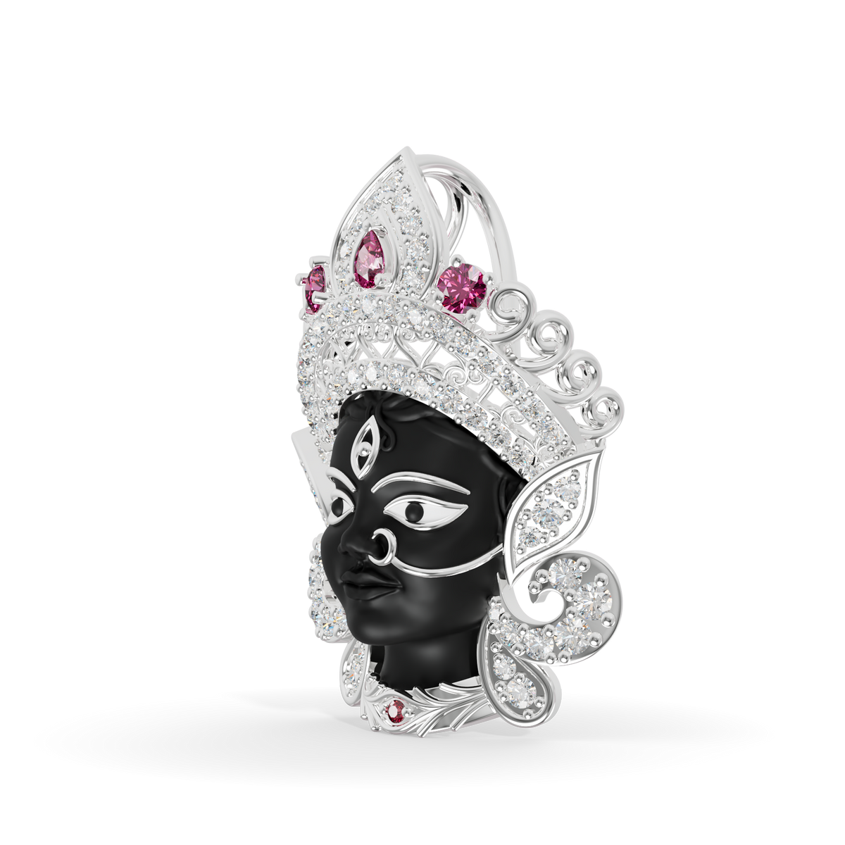 Guru Jewel's Divine Goddess Kali Convertible Pendant and Broach for Her