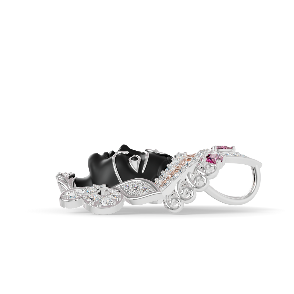 Guru Jewel's Divine Goddess Kali Convertible Pendant and Broach for Her