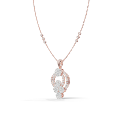 Guru Jewel's Luminous Curved Arch Crystal Statement Pendant for Her