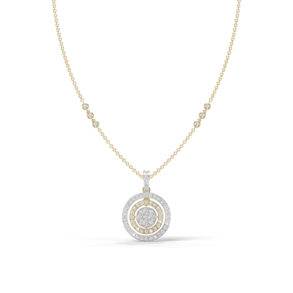 Guru Jewel's Luminous Spiral Crystal Statement Pendant for Her