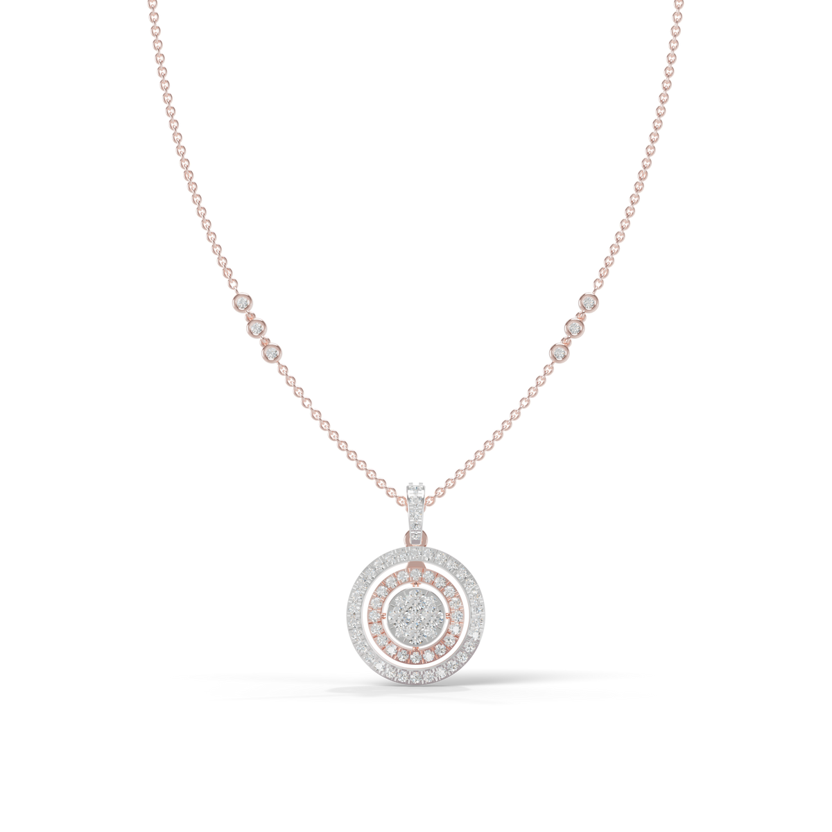 Guru Jewel's Luminous Spiral Crystal Statement Pendant for Her