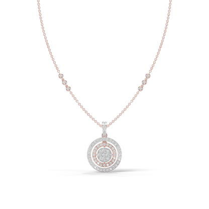 Guru Jewel's Luminous Spiral Crystal Statement Pendant for Her