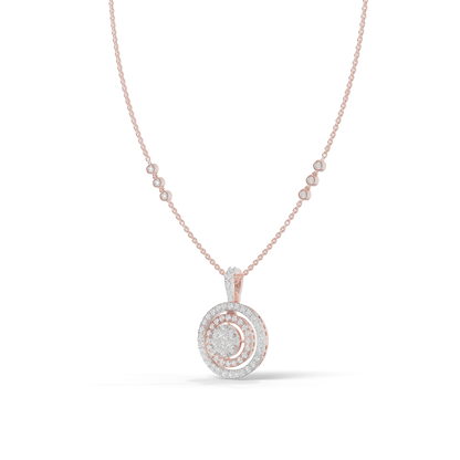 Guru Jewel's Luminous Spiral Crystal Statement Pendant for Her