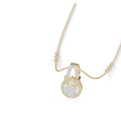 Guru Jewel's Elegant Round Medallion Pendant for Her