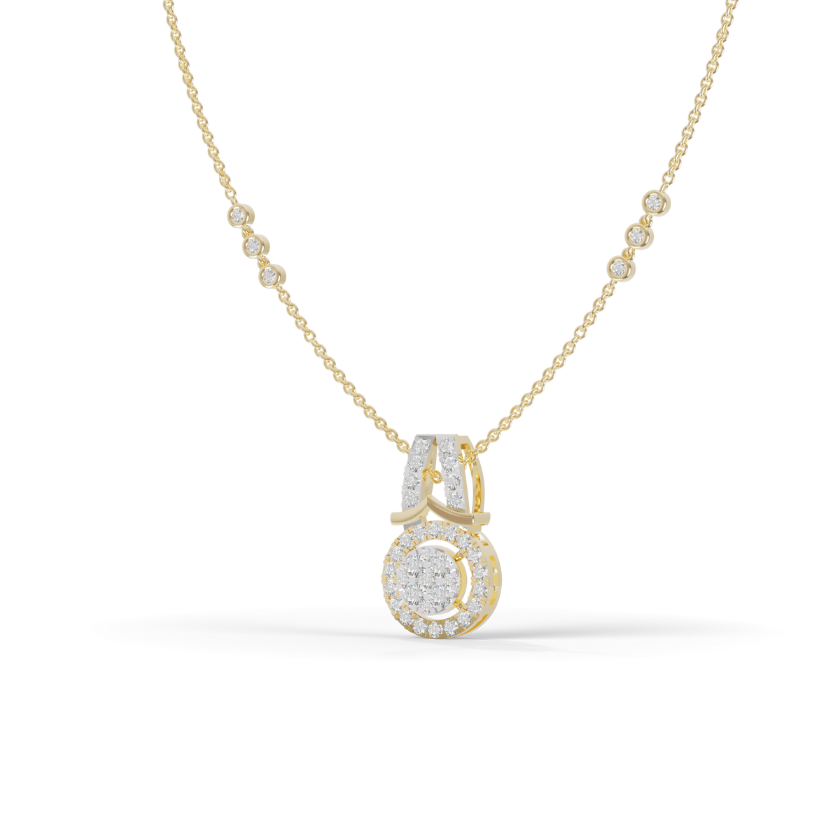Guru Jewel's Elegant Round Medallion Pendant for Her