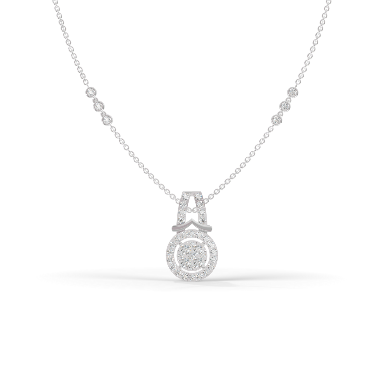 Guru Jewel's Elegant Round Medallion Pendant for Her