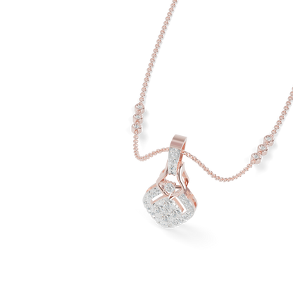 Guru Jewel's Shining Stone Accents with Elegant Droplet Pendant for Her