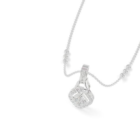 Guru Jewel's Shining Stone Accents with Elegant Droplet Pendant for Her