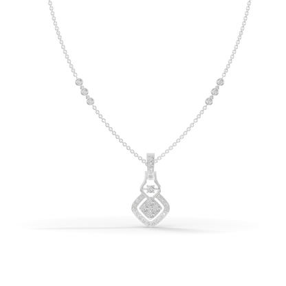 Guru Jewel's Shining Stone Accents with Elegant Droplet Pendant for Her