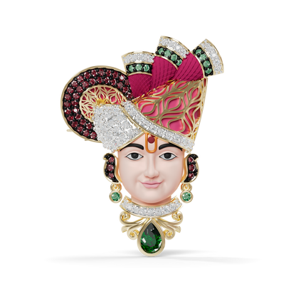 Guru Jewel's The Royal Swaminarayan Heritage Pendant for Her