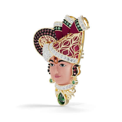 Guru Jewel's The Royal Swaminarayan Heritage Pendant for Her