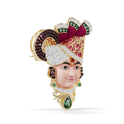 Guru Jewel's The Royal Swaminarayan Heritage Pendant for Her