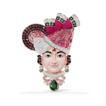 Guru Jewel's The Royal Swaminarayan Heritage Pendant for Her